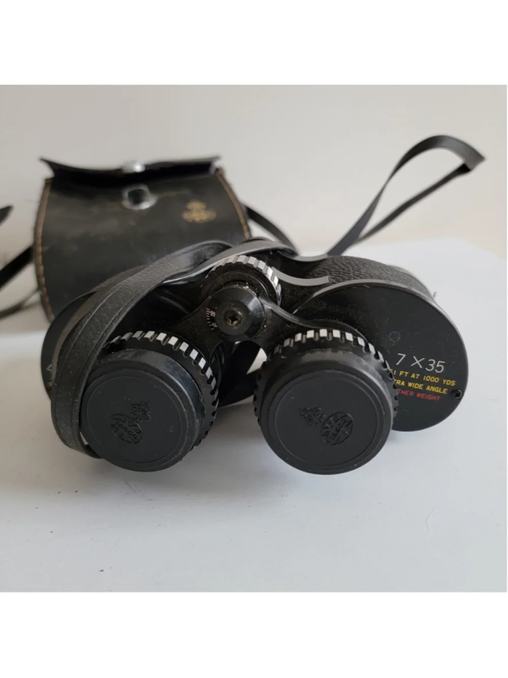 Vintage Tasco Binoculars Japan With Case 7 X 35 Extra Wide Angle